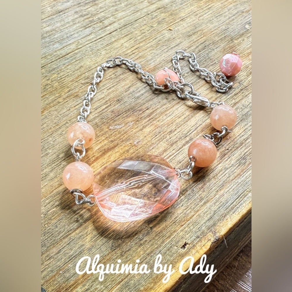 Alquimia Pink and Silver Bracelet